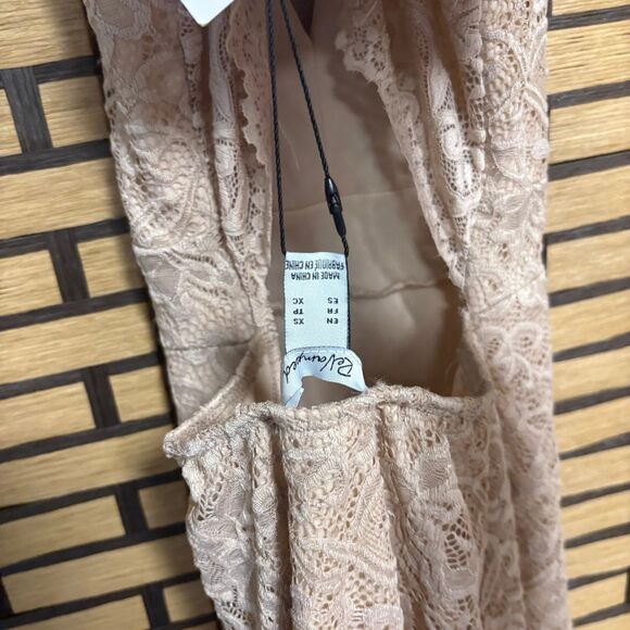 Revamped Tan Lace Dress Size XS - Picture 7 of 9
